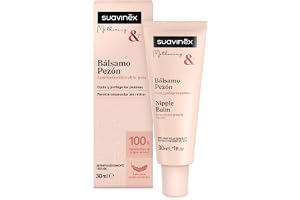 Suavinex, Bröstvårtskräm, amningsbalsam, Lanolin Ultra Pure, möjliggör otvättad amning, återfuktar, förhindrar torrhet och sprickor, lämplig för känslig hud, 100 % ingredienser naturligt ursprung, 30
