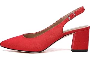 Rio Fiore Tacones, Zapatos con Tira Trasera, Negro, 6 cm Tacón Bloque, Microfibra, Zapatos Destalonados, 565-080