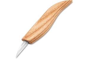 BeaverCraft C15 Couteau à Sculpter le Bois Détaillé 1.5" - Outil de Taille et Sculpture pour Débutants