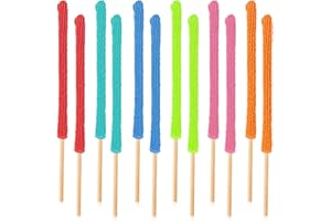 FEIBETY Microfiber Hand Dusters Washable Dusting Brush,12 Pcs Microfiber Detail Duster Sticks Mini Dusters Crevice Cleaning Tool for Gap Dust Cleaner for Car Vent/Blind/Fan/Air Conditioning/TV
