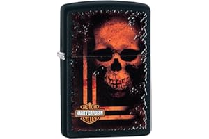 Zippo Lighter Harley Davidson Black