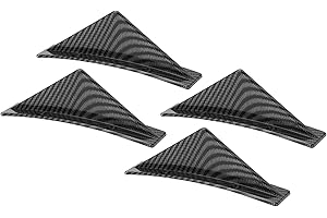 RUIRUIY Spoiler auto Universale,Diffusore posteriore, Diffusore paraurti posteriore inferiore auto Stile fibra di carbonio Spoiler paraurti posteriore universale Modifica dell'automobile