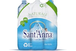 Sant'Anna Eau minérale naturelle, 1,5 L, lot de 6 (6 x 1,5 L)