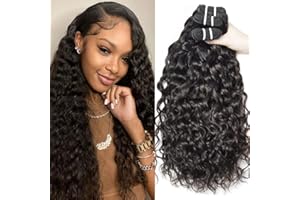 Yavida Human Hair Bundles Water Wave Bundles Capelli Brasiliani Naturali Extension Capelli Umani Ricci Extension Capelli Veri Tessitura Onda D'acqua Bundles 22 24 26Pulgadas