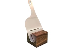 Sanelli Ambrogio - Coupe-tortufi XFETTA. Lame fixe et lisse, acier Nitro-B. Comprend une bande de protection anti-lame et un support en noyer.