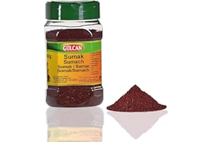 SYNYEY Sumach Gewürz 180g Edle & Praktische Kräuter Box mit Dosier Öffnungen Orientalisches Sumak Gewürz Beliebtes Essigbaumgewürz Hochwertig dosiert