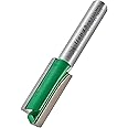 Trend CraftPro Straight Two Flute Router Cutter Bit, 1/4 Inch Shank, 10mm Cut Diameter & 25mm Cut Length, Tungsten Carbide Tipped, C016CX1/4TC