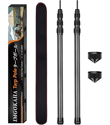 1,8m Kohlefaser-Vermessungsstab - 4-teilige GPS-Stange Mit 5/8 Gewinde