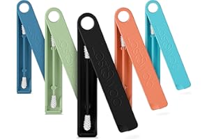 LastSwab Coton Tige Réutilisable pour les Oreilles de LastObject - Coton Tige Ecologique Q-tip - Conçu au Danemark - Cure Oreille - Zero Dechet (Noir)