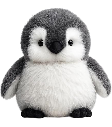 SNONESIY Pinguin-Kuscheltier 25 Cm Rosa – Weiches Stofftier Mit Hut & Kleidung, Geschenk Für Kinder, Mädchen & Jungen