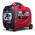 AiPower 50/60HZ 2500-Watt LED Display Gasoline Smart Silent Inverter Generator