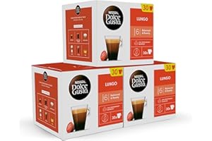 NESCAFÉ DOLCE GUSTO Nescafé Dolce Gusto Lungo - Café - 90 Capsules (Pack de 3 boîtes XL x 30)