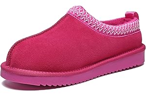 Meik Mangni Pantofole Donna Uomo Inverno Scarponi da Neve in Pelle Unisex-Adulto Caldi Ciabatte da Casa Antiscivolo,35-44 EU