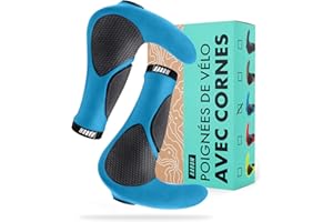 AARON Poignées de vélo ergonomiques Horn