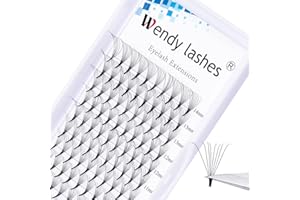 WENDY LASHES Extensiones de Pestañas Volumen Ruso 8D 0.07mm C Curl 8-14mm Mixed Volumen de Rizo Pestañas Rusas Middle Tape Volumen Ventilador Pestañas Pestanas Individuales