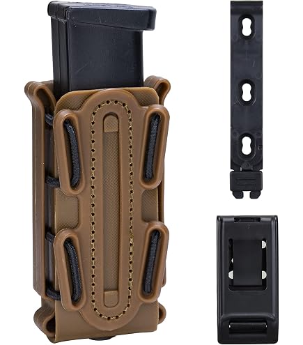 Pochette Tactique Triple Pour Chargeurs 5,56 Mm - Fixation MOLLE - Nylon Mat - Pour Airsoft, Chasse, Paintball