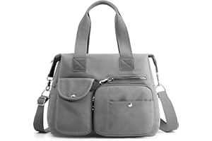 DORRISO Donna Borsa Tracolla Moda Mano Borsetta Tracolla Borse Messenger Bag per Viaggio Lavoro Quotidiano Casual Impermeabile Donna Tela Borsa Tracolla