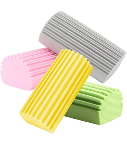 6 Stück Staubschwämme - Wiederverwendbare Damp Duster Für Fenster Und Jalousien