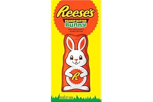 Reese's Peanut Butter Reester Bunny, Milk Chocolate Covered Peanut Butter Easter Bunny, Pack of 1 x 141g
