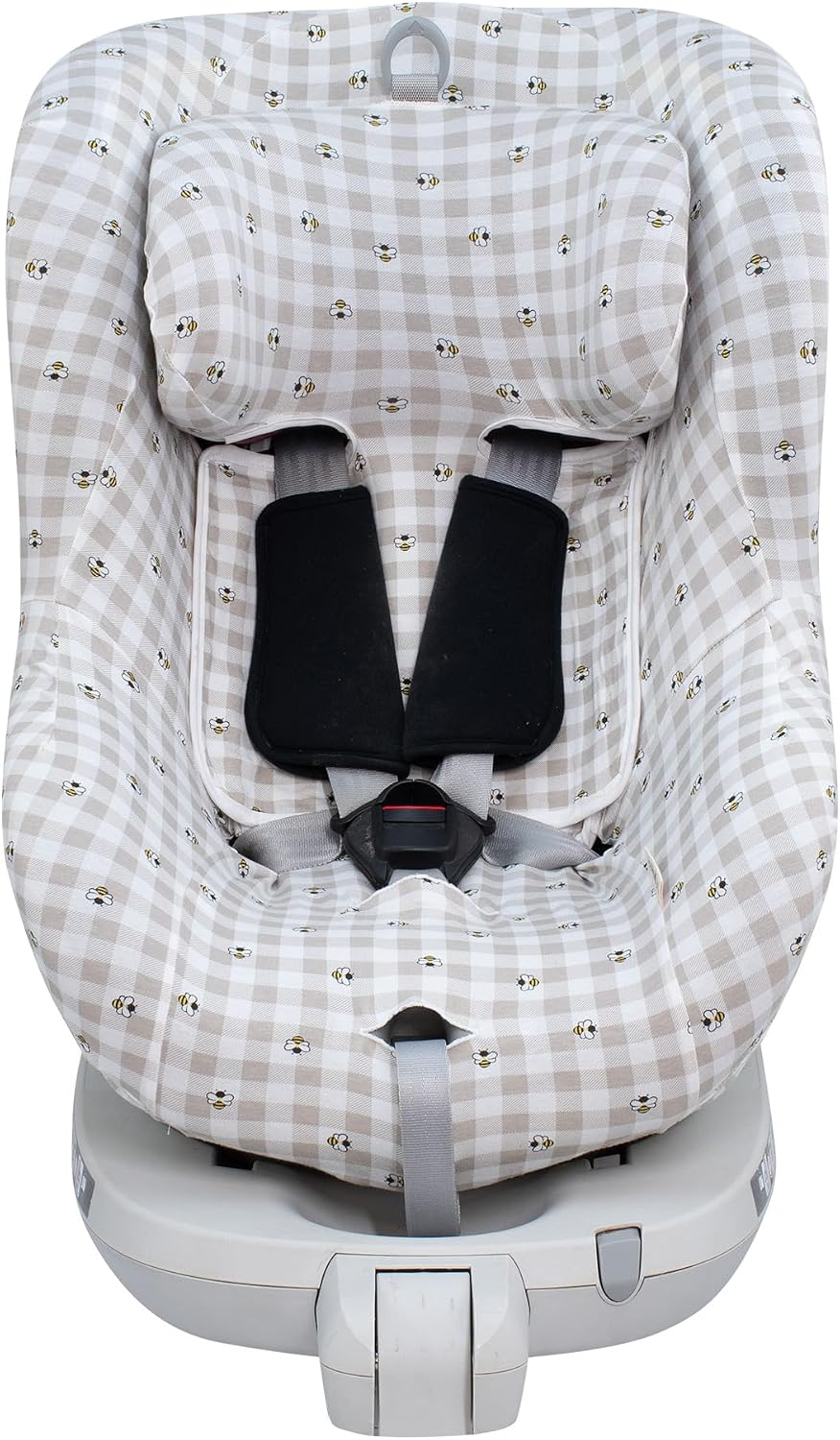 JYOKO Kids Funda para Romer Dualfix (DUALFIX-ISIZE -SWINGFIX, Picnic Vichy)