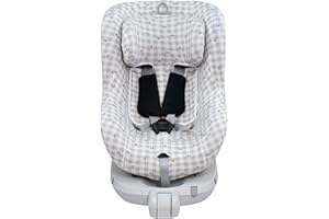 JYOKO Kids Funda para Romer Dualfix (DUALFIX-ISIZE -SWINGFIX, Picnic Vichy)