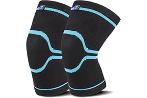 ABYON 2 Pack Ginocchiera Ortopedica per Menisco Lesionato, Compressione Supporto per Ginocchio da Uomo/Donna, Artrite, Dolore alle Articolazioni, Lesioni dei Legamenti