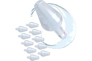 INTALYS Rino Set Olive Nasali per Lavaggi Neonato, Bambini e Adulti, Made in Italy per Soluzione Fisiologica (10 Olive)