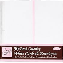 Buste Plastica Per Biglietti A5 Anita's - 50 Pz, Con Aleta 25 Mm - Foto 3