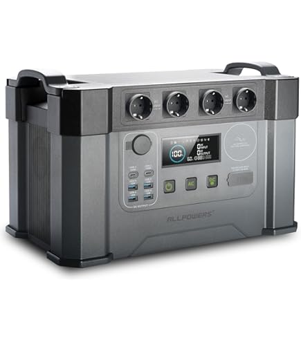 ALLPOWERS R600 PowerStation 600W - Générateur Solaire Portable 299Wh - Batterie LiFePO4 - Camping