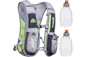 Geila Sac à Dos d'hydratation, Gilet d'hydratation Extérieur Sentier de Course à Pied Course de marathoniens Sac à Dos léger pour Hommes et Femmes