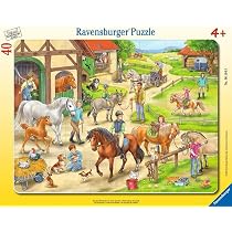 Ravensburger - Puzzle Enfant - Puzzle Cadre 15 p - Excursion au Zoo Ravensburger - Puzzle Enfant - Puzzle Cadre 15 p - Excursion au Zoo