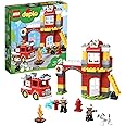 LEGO Duplo Fire Station Building Blocks For Kids (76 Pcs) 10903,Multi