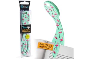 Gifts for Readers & Writers Luz de Lectura Flexilight | Marcador y Luz de Lectura 2 en 1 | Lámpara LED con Clip | Luz de Libro para Leer para Niños, Adultos | Accesorios Libros | Regalo Lectores