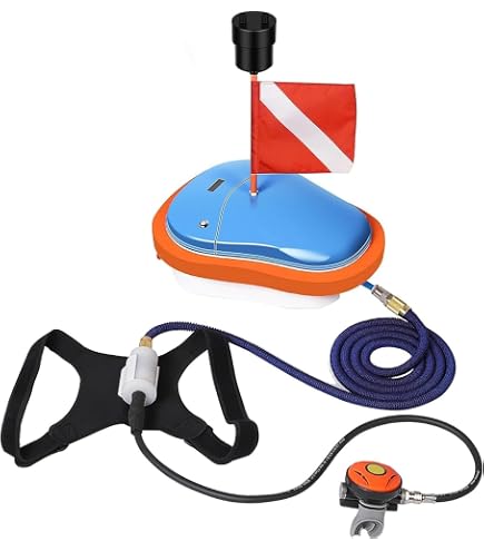 Système De Ventilation Subaquatique Air Buddy – Bouteille Portable 52 L/min, 60-70 Min, Batterie 12600 MAh, Profondeur 9 M – Plongée Libre