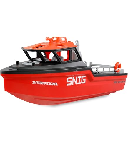 Efaso Nave Telecomandata 6605, Portaerei RC 2.4 GHz, 42 Cm, Doppi Motori Fino A 8 Km/h, Per Bambini E Adulti