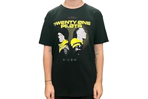 Twenty One Pilots T Shirt Back to Back Trench Band Logo Nouveau Officiel Homme Size