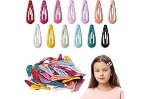 DHISPERARES 60 Piezas Coloridas Pinzas de Pelo Niña 3 cm Bebe Pinzas Pelo Niña, Antideslizantes Clips de Pelo de Metal, Cabelo Accesorios Ideal Bonitas Broches para Fiesta de Cumpleaños Pequeñas (Chocolate)