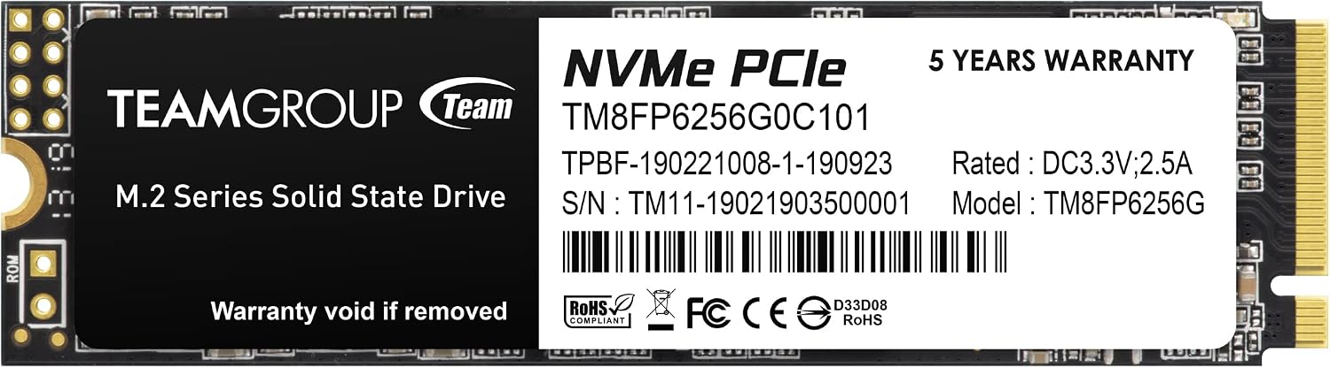 TEAMGROUP Team MP33 M.2 256GB PCIe G3x4 2280 SSD