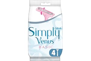 Gillette Venus Simply Venus 5 Rasoirs Jetables à 2 lames pour Femme