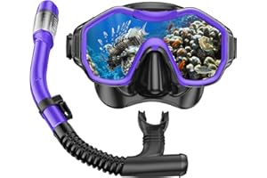 iParaAiluRy Masque Plongée Adulte Masque Tuba Adulte Masque Snorkeling Adulte avec Masque à Large Vue et Tuba Masque et Tuba Adulte pour la Natation et la Plongée