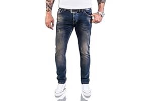 ROCK CREEK Jeans Rock Rock Designer Designer pour Hommes Jeans Stretch Slim Fit Coupe Slim W29-W40 M21