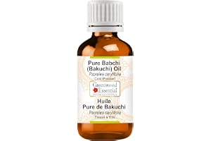 Greenwood Essential Ren Babchi (Bakuchi) Olja (Psoralea corylifolia) 100% Naturlig Terapeutisk kvalitet kallpressad för personlig vård 30ml (1oz)