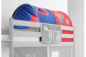 TiCAA Tunnel für Hoch- und Etagenbetten Baumwolle