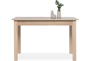 13 CASA Esstisch Küchentisch (4 Größen wählbar) inkl. erweiterbare Auszugsplatte