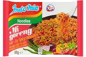 INDOMIE Indo Mie Mi Goreng Instant Noodle, Hot and Spicy, 2.82 Ounce (Pack of 30)