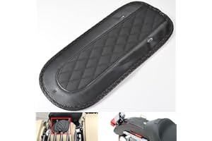 NATGIC Moto Parafango Posteriore Bavaglino Nero Coda Del Motociclo Parafango Posteriore Bavaglino Copertura per Harley Touring Street Glide Road King FLHR 2008-2018