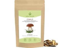 ‎IDDA HERBAL IDDA Herbal Steinpilze getrocknet 50g, Boletus Edilus, Pilze getrocknet zum Kochen, Funghi Porcini