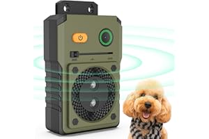 BUBBACARE Anti Bell Gerät-50FT Effektive Antibell für Hunde-Auto Hundebellen Abschreckung Außenbereich-3 Frequenzen antibell ultraschall gerät-IPX4 Ultraschall Hunde Repeller-mittlere und große Hunde Sicher