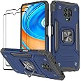Custodia di silicone compatibile con Xiaomi Redmi Note 9 Pro Custodia trasparente Cover per smartphone trasparente Bianco e nero Astratto Art