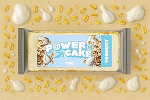 Foodtastic Power Cake Yoghurt (30 x 120g) | leckere, saftige Haferriegel | handgemachte Flapjack Energieriegel aus Haferflocken